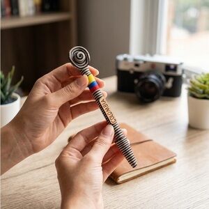 "Colombia" Artisanal Pen 2-Pack Combo - Vueltiao Style